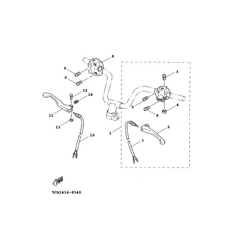 VORDERRAD-BREMSLICHTSCHALTE
