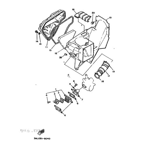 VERBINDUNG, LUFTFILTER 1
