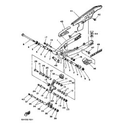 HINTERRADSCHWINGE KOMPL