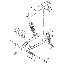 HINTERRADSCHWINGE KOMPL