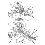 CASTING WHEEL, REAR