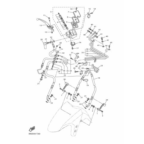 HOLDER, BRAKE HOSE 4
