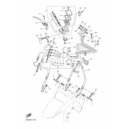 HOLDER, BRAKE HOSE 4