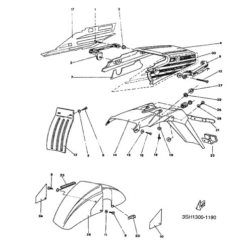 KOTFLUGEL, HINTERRAD
