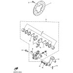 BREMSSATTEL KOMPL., HINTEN