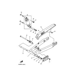 HINTERRADSCHWINGE KOMPL