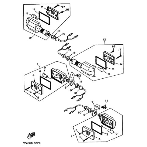 VORDERER BLINKER KOMPL. 1