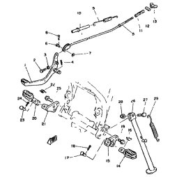 KONSOLE, FUSSRASTE