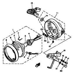 RING, SCHEINWERFER