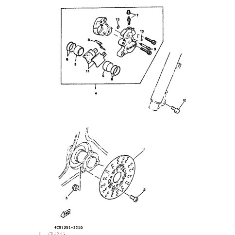 DICHTUNG, BREMSSATTEL