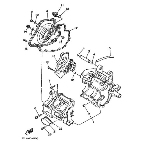 ABSTANDHALTER, MOTORAUFHANG