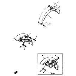 VORDERRAD-KOTFLUGEL KOMPL