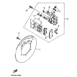 BREMSSATTEL KOMPL.(R)