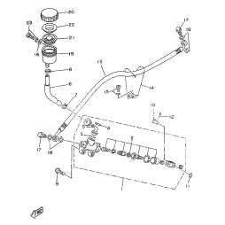 HALTER, BREMSSCHLAUCH 1