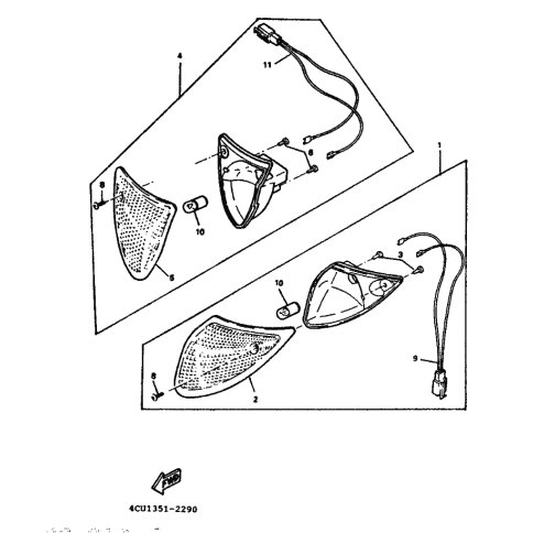 SCHUTZGLAS, BLINKER