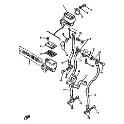 HALTER, BREMSSCHLAUCH 1