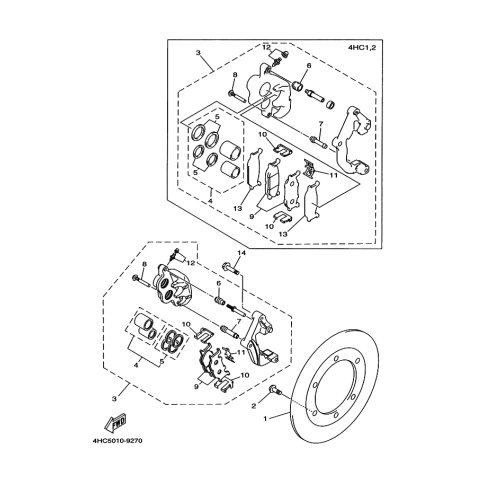 BREMSSATTEL-DICHTUNGSSATZ