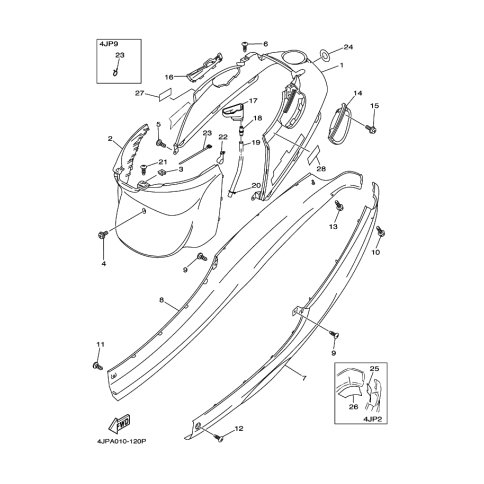 COVER, HANDLE STANDING