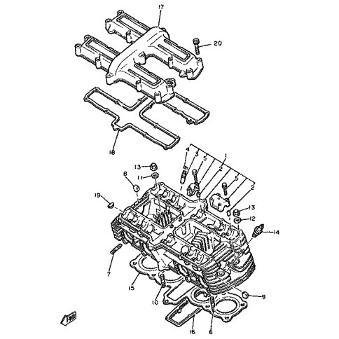 DECKEL, ZYLINDERKOPF 1