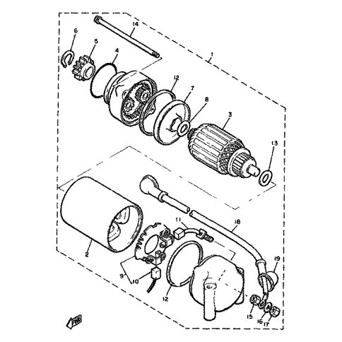 ANLASSER KOMPL