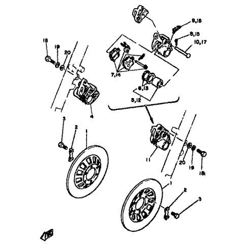 BREMSSATTEL KOMPL