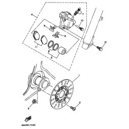 BREMSSATTEL KOMPL.(L)