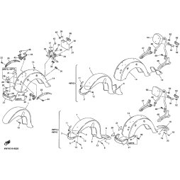 HINTERRAD-KOTFLUGEL KOMPL