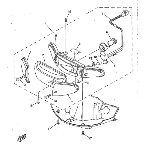 KABEL, SCHEINWERFER