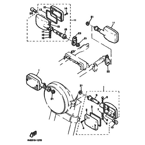 VORDERER BLINKER KOMPL. 1