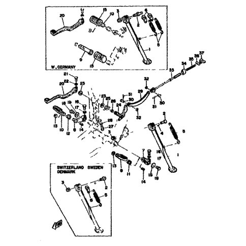 KONSOLE, FUSSRASTE 1