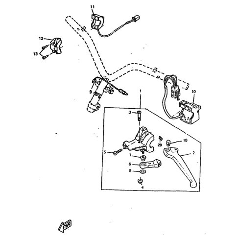 VORDERRAD-BREMSLICHTSCHALTE