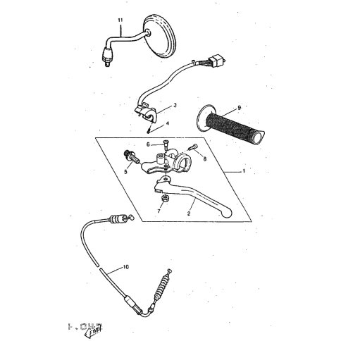 HEBELHALTER KOMPL. 1