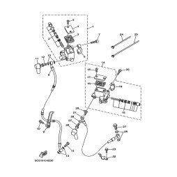 HALTER, BREMSSCHLAUCH