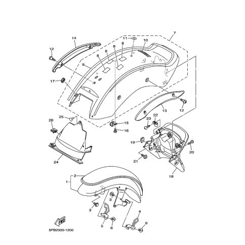 VORDERRAD-KOTFLUGEL KOMPL