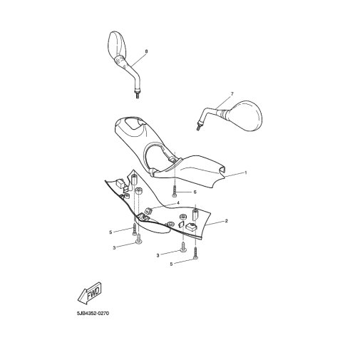 UNTERE LENKERABDECKUNG 1