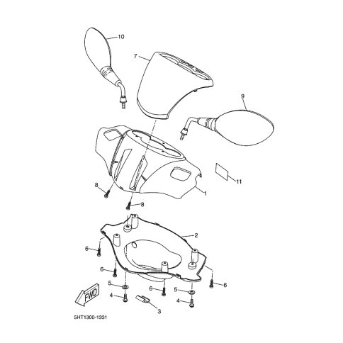RUCKBLICKSPIEGEL KOMPL (R)