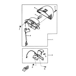 ZULASSUNGS. LEUCHTE KOMPL