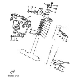 STUTZE, SCHEINWERFER