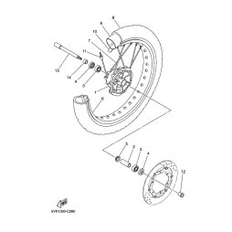SPOKE SET, FRONT