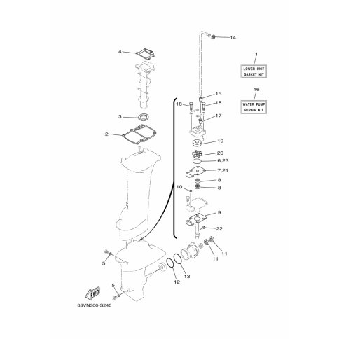 WATER PUMP REPAIR KIT