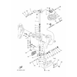 MOUNT DAMPER, UPPER SIDE