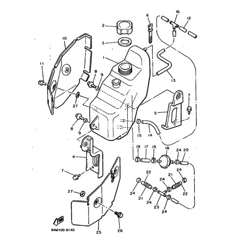 BRACKET, OIL TANK 1