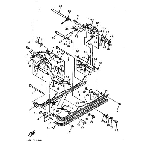 BRACKET, REAR 2