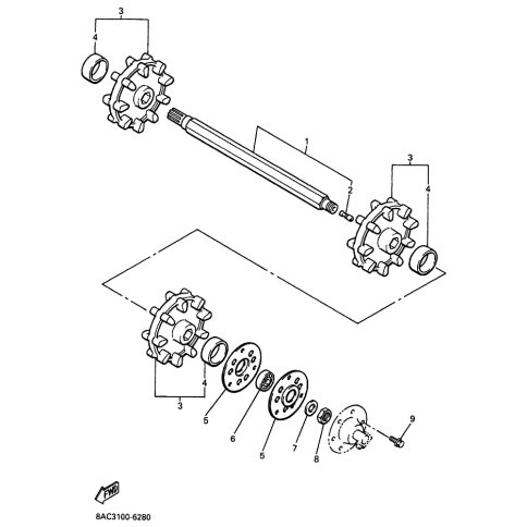 HOUSING, FRONT AXLE