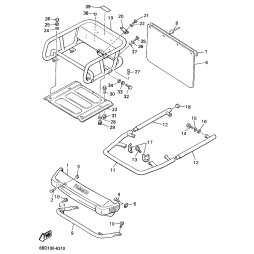 BRACKET, FRONT (L.H)