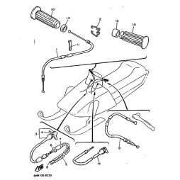 FUEL COCK CABLE ASSY