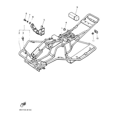 BRACKET, BATTERY