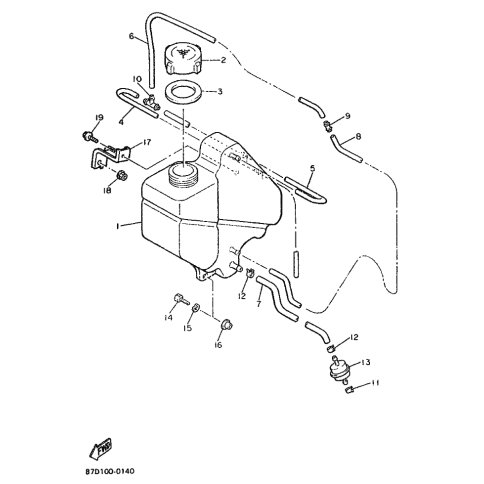 BRACKET, OIL TANK 2