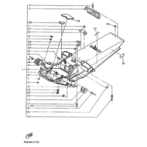 REINEFORCEMENT, FRAME REAR