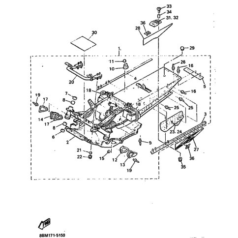 BRACKET, REAR TRACK 1